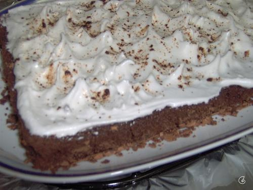 Bolo de chocolate e laranja