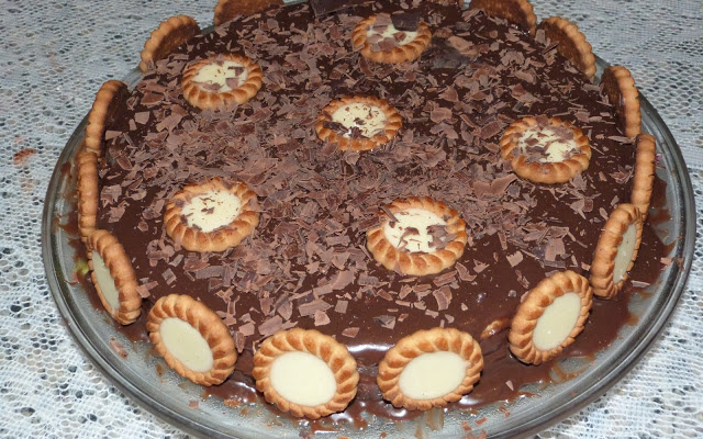 Torta de ricota com chocolate