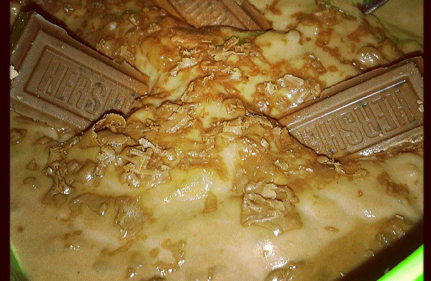 Arroz de leite de chocolate