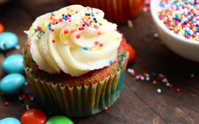 Cupcake colorido