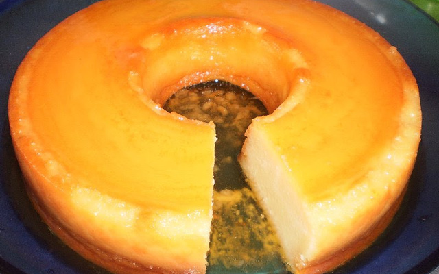 Pudim de padaria durinho