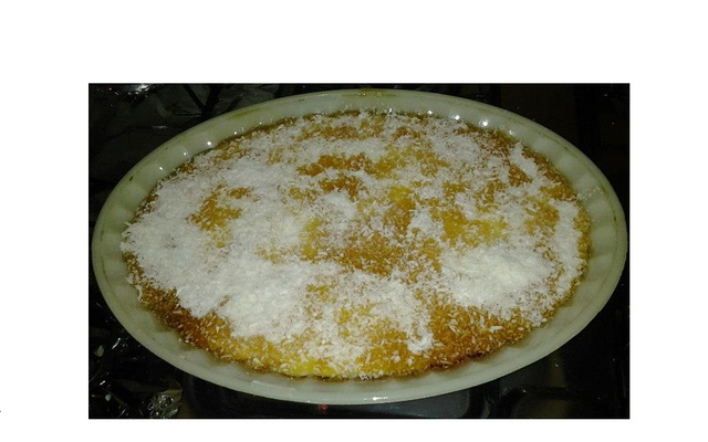 Manjar de leite condensado e coco