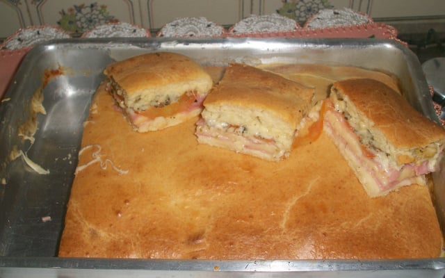 Torta de pizza do Marcelo