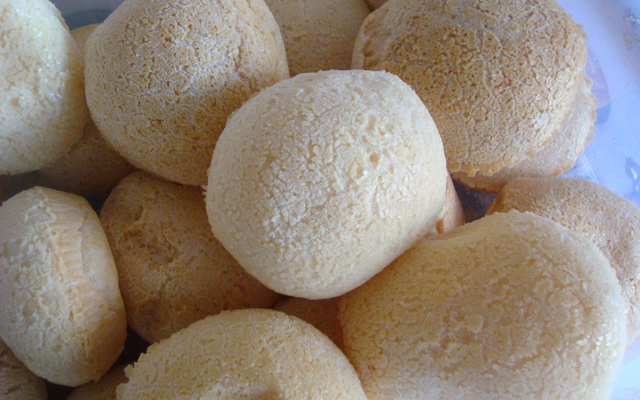 Pão de queijo saboroso
