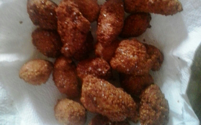 Bolinho de fubá frito