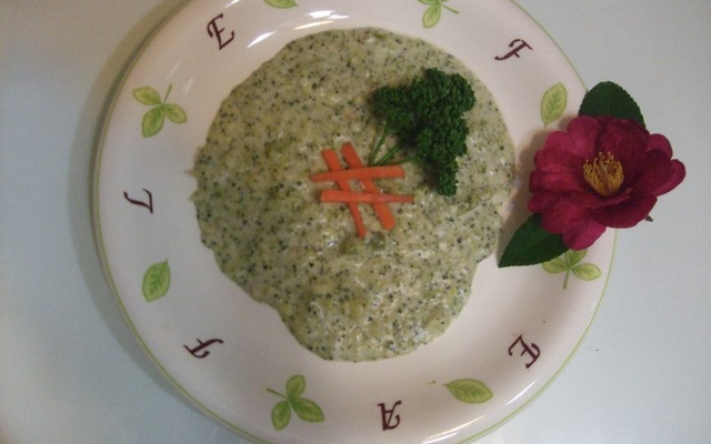 Creme de brócolis ninja