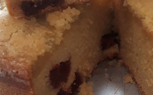 Bolo cremoso de Fubá