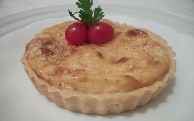 Mini quiche de queijo