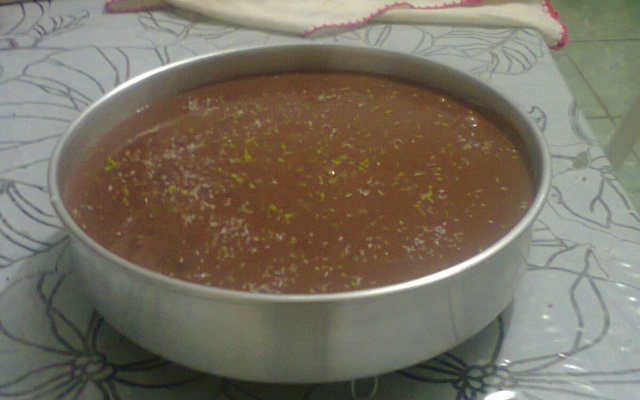 Torta de limão com chocolate