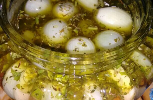 Cebolinha em conserva