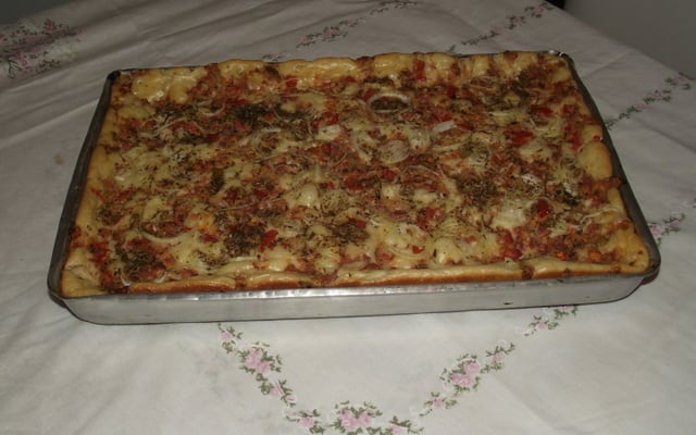 Torta com tudo dentro