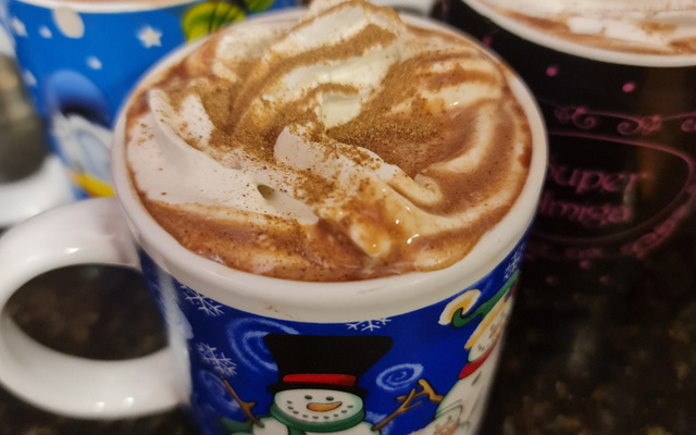 Chocolate quente ao Rum