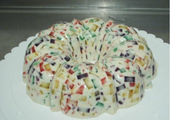 Gelatina em Mosaico