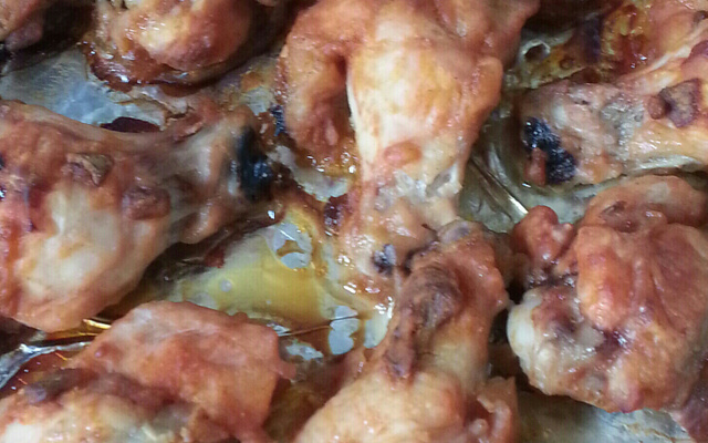 Asinhas de frango rápidas