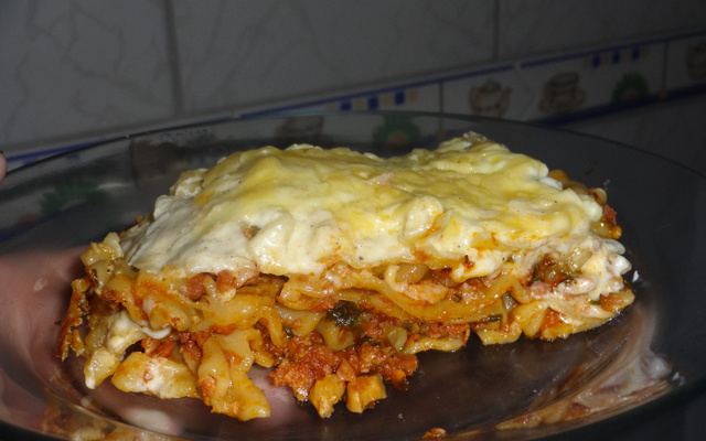 Lasanha de calabresa