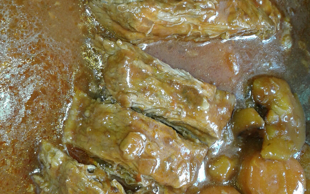 Maminha na pressão ao molho de cerveja