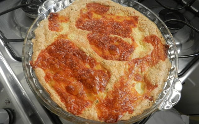 Souflé de chuchu - rápido, fácil e barato