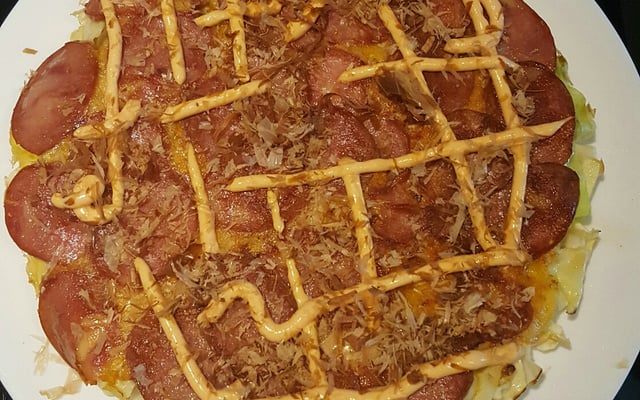 Okonomiyaki - panqueca de repolho