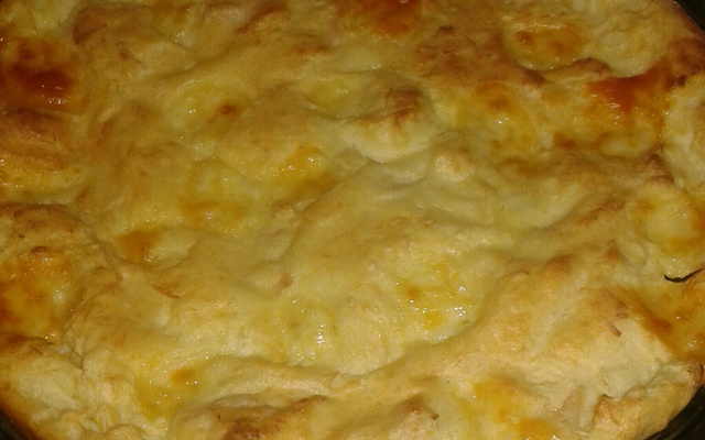Souflé de queijo e presunto