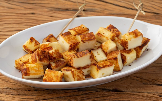 Queijo coalho na airfryer