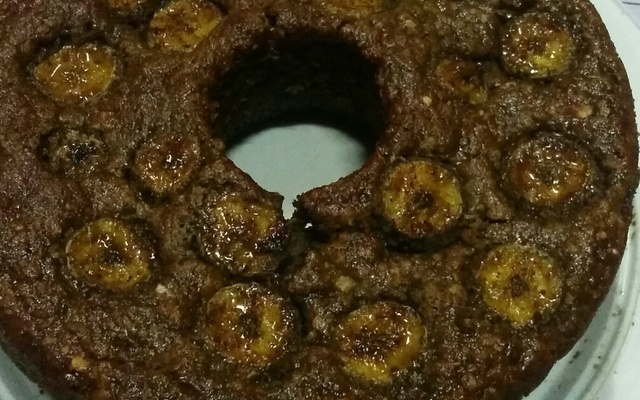 Bolo de banana integral rápido