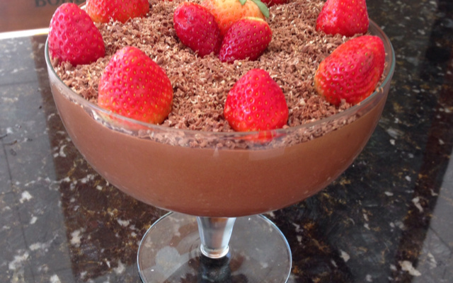 Mousse de chocolate express