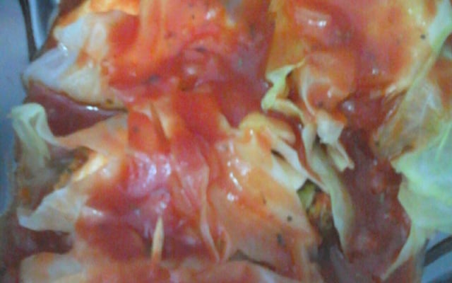 Repolho recheado light