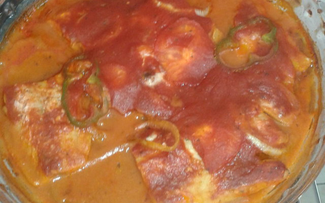 Filé de peixe com batatas