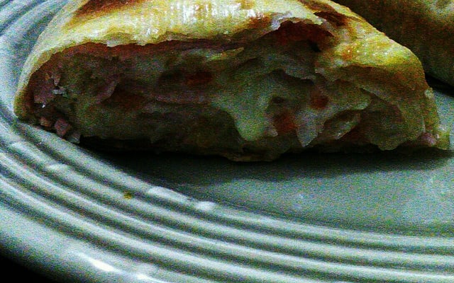 Rocambole de massa de Pastel