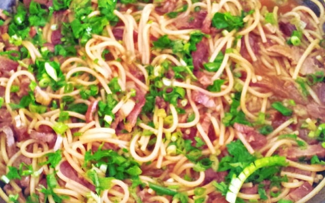 Macarrão carreteiro