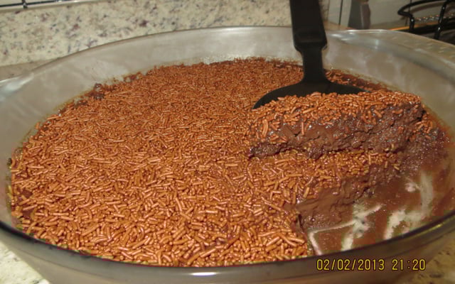 Brigadeiro ao forno