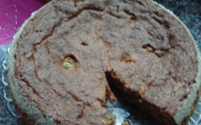 Bolo de banana moreninho