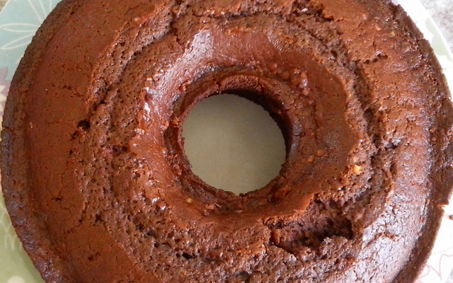 Bolo simples de chocolate