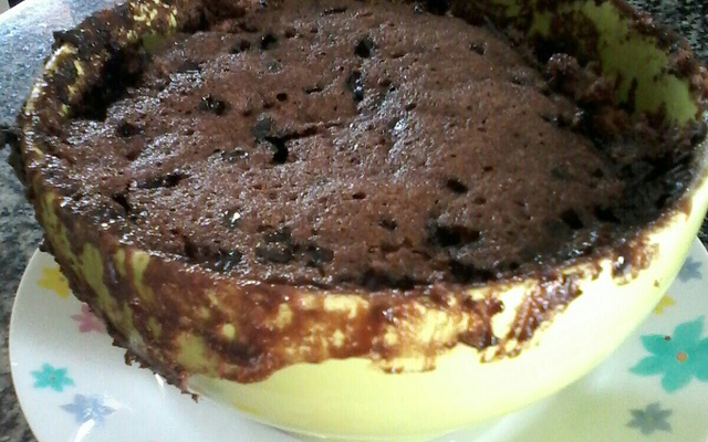 Bolo de caneca sem leite