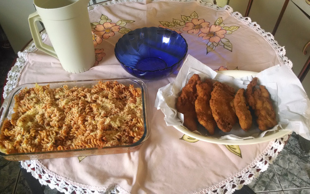 Macarrão com sardinha