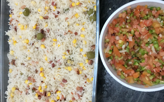 Arroz de forno rápido e delicioso