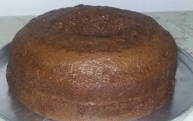 Bolo simples de liquidificador