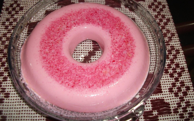 Flan de iogurte com Mel