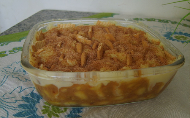 Pavê de banana da Dani