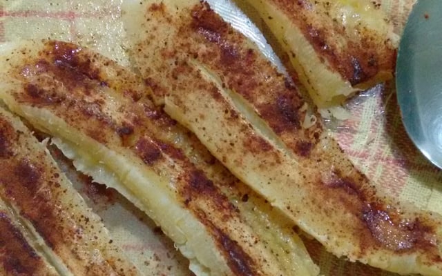 Banana assada fácil
