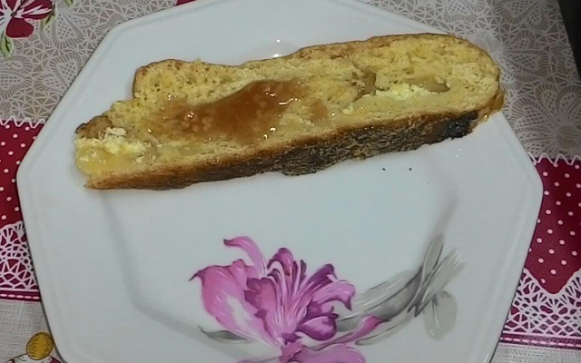 Strudel de kasschmier (requeijão caseiro)