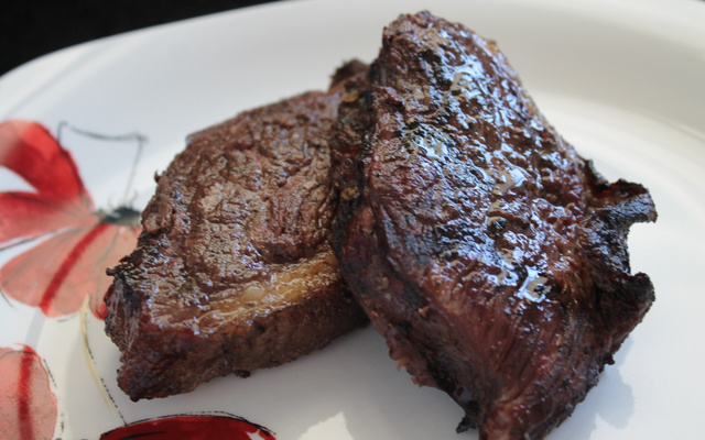 Picanha no alho e sal grosso