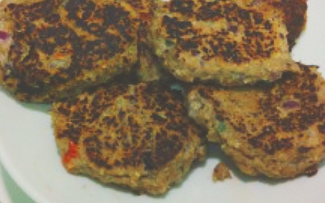 Bolinho de sardinha fitness