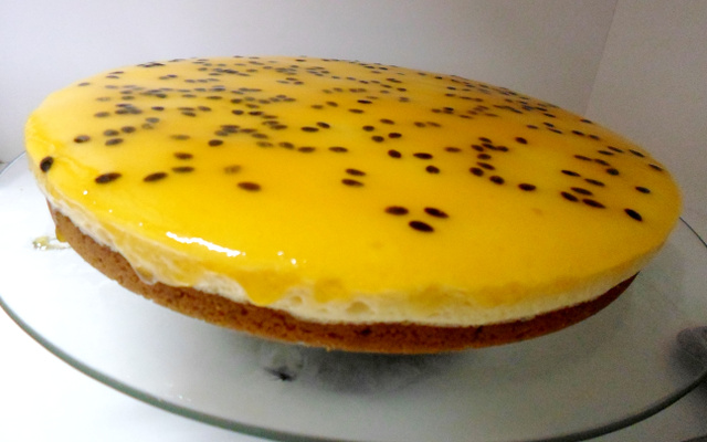 Torta de maracujá
