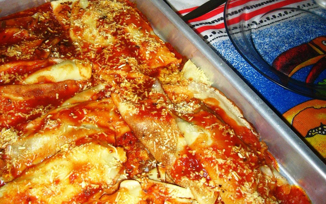 Panqueca de carne de soja