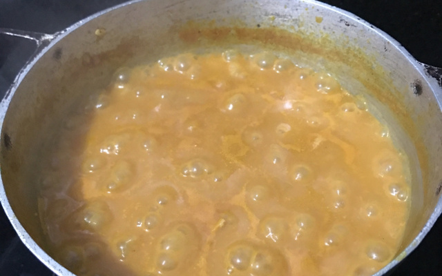 Sopa de banana verde