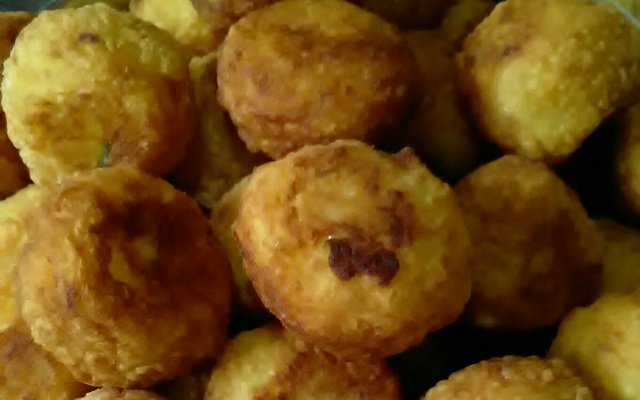 Bolinho simples de mandioca