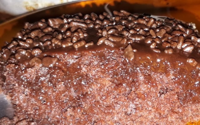 Bolo de chocolate fofinho