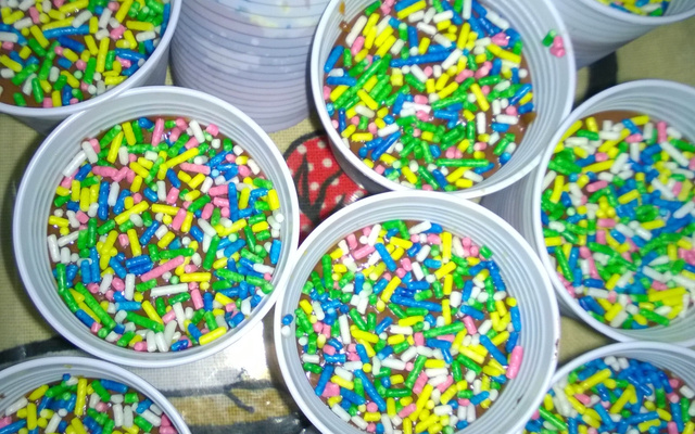 Chocolate com coco sobremesa deliciosa