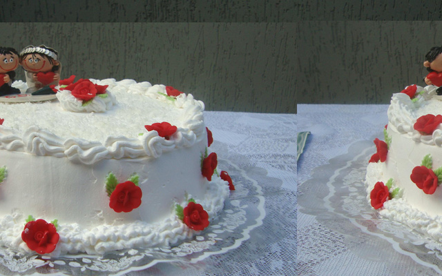 Bolo de maracujá trufado